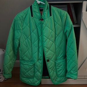 Green Quilted Jacket